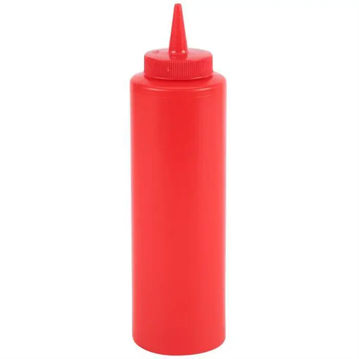 Zicco ZCP-409K Plastik Ketçaplık Mayonezlik Hardallık, Şeflere Özel, 500 cc, Kırmızı - 1