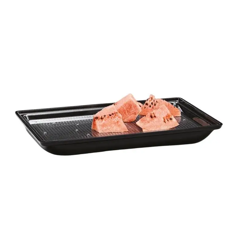 Zicco ZCP-467 Karpuz Teşhir Tepsisi, Polikarbon Tepsili, Akrilik, Siyah, 55x35.5 cm - 1