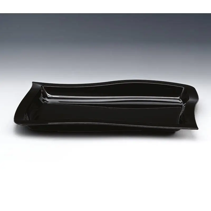 Zicco ZCP-516 Teşhir Tabağı, Polikarbon, Siyah, 45x30 cm - 1
