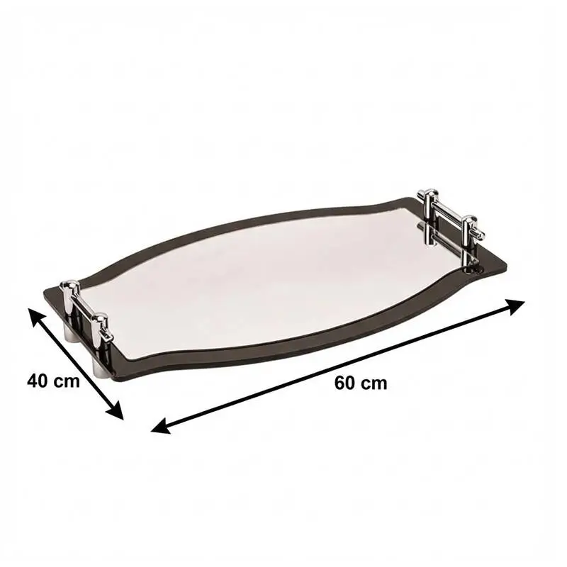 Zicco ZCP-591 Aynalı Teşhir Standı, Bombeli Tasarım, 60x40 cm - 2