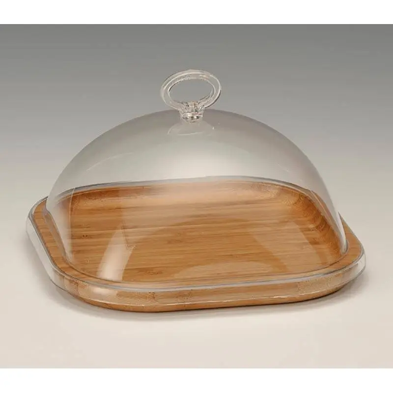 Zicco ZCP-695 Fanus, Akrilik Kapaklı, Ahşap Altlı, 21x21x13 cm - 1