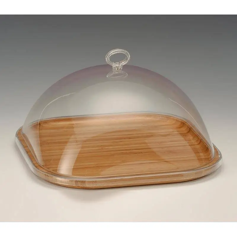 Zicco ZCP-697 Fanus, Akrilik Kapaklı, Ahşap Tabanlı, 30x30x15 cm - 1