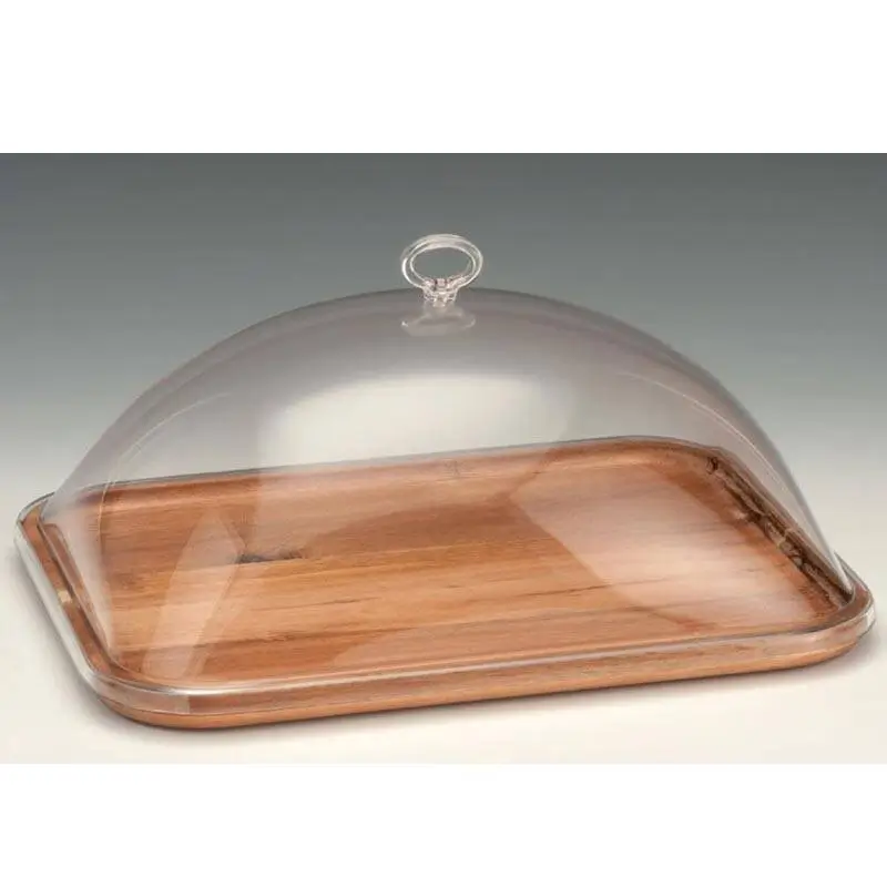 Zicco ZCP-749 Ahşap Tabanlı Fanus, Akrilik Kapaklı, 30x39 cm - 1